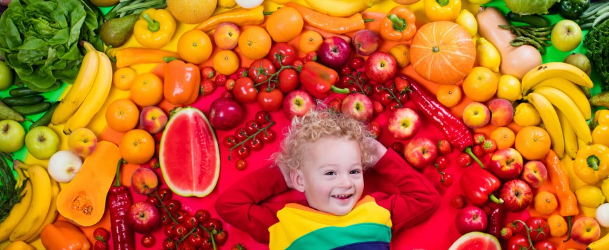 warzywa i owoce dla dziecka